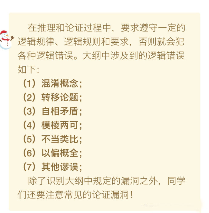 決勝MBA邏輯考點(九):漏洞識別 評價論證